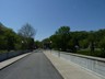 Looking across bridge from North Alderson to South Alderson.  You continue straight at the end of the bridge onto Route 3.