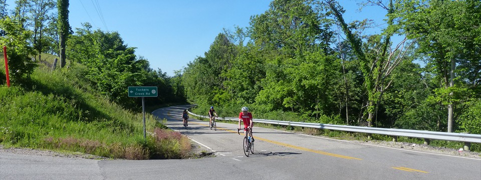 Top of climb on route 21.