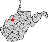 Wirt County Location Map