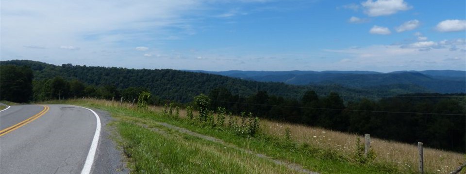 Cheat River Drainage from Stemple Ridge