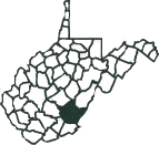 Greenbrier County Location Map