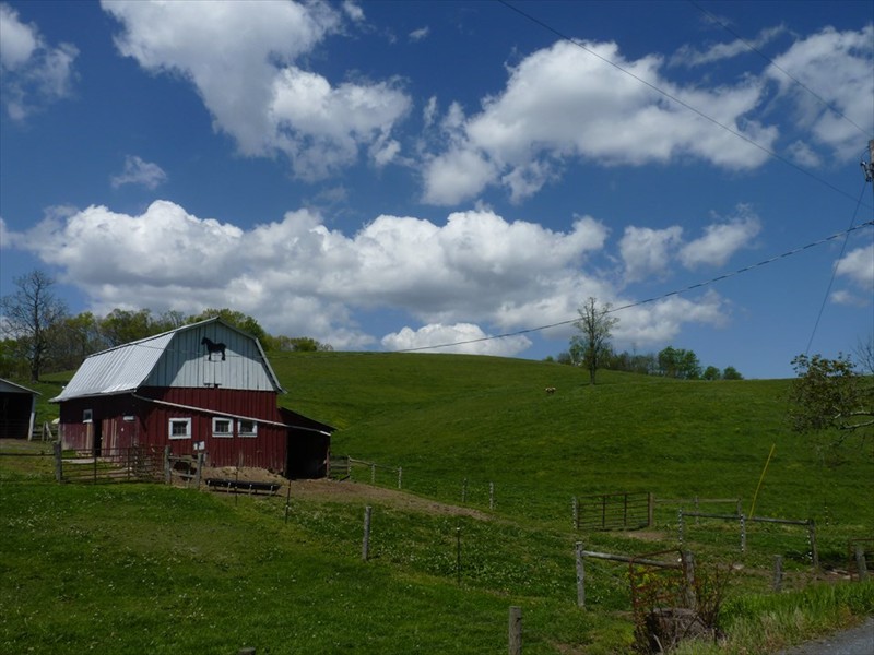 Small farms in the area.