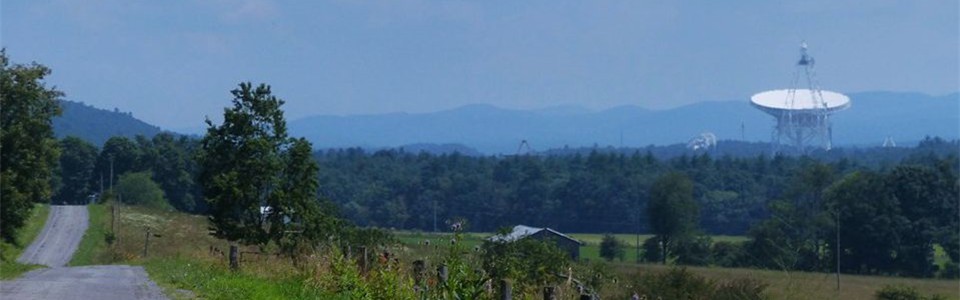 View toward Greenbank.